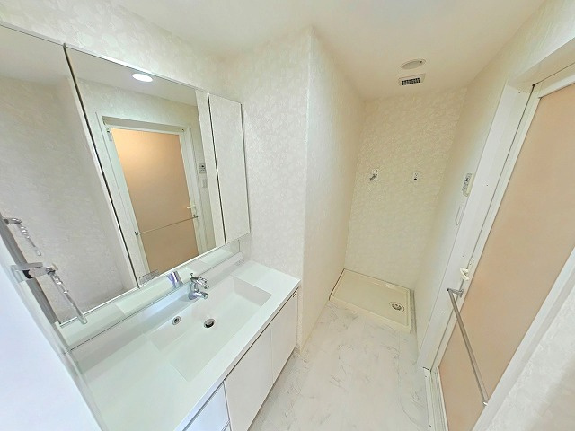 アルファステイツ大学病院通りの脱衣所|ハウスクリーニング後のお引き渡しとなります♪