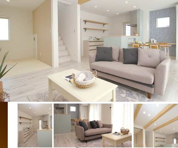 豊中市小曽根1丁目　建築条件付き土地の完成予想図|内観の完成予想図です