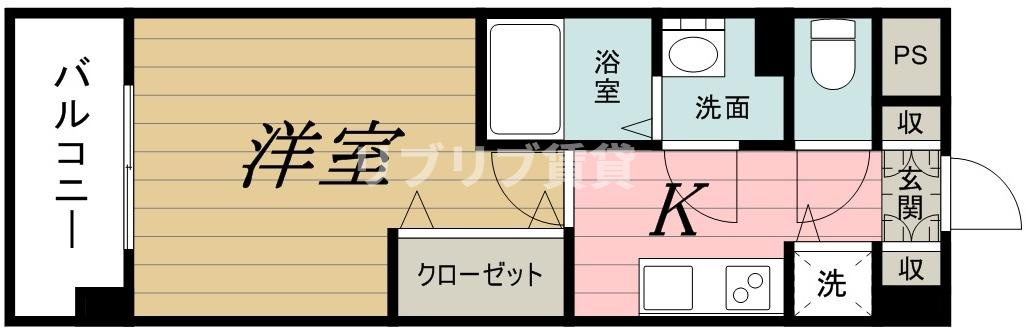 メゾン・ド・ヴィレ千葉中央の間取り