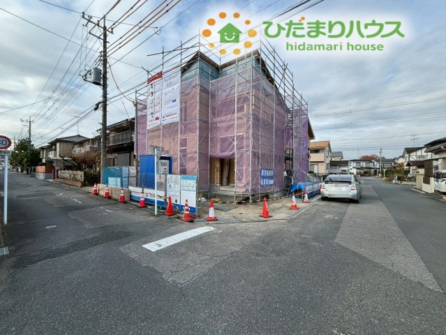 嵐山町志賀　第2　新築一戸建て　リーブルガーデン　01の前面道路含む現地写真