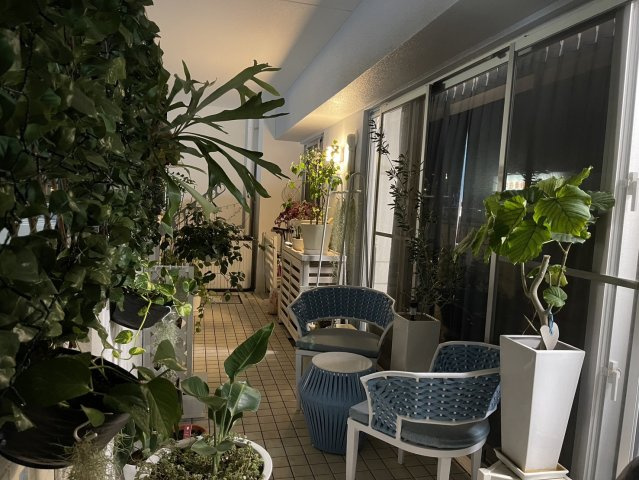 ベアーズコート桑江Ⅲ　4階のバルコニー