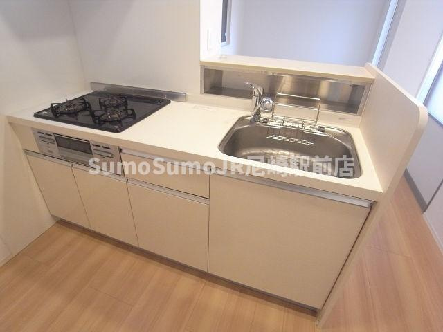 エスペランサ西難波のキッチン|使いやすいキッチンです