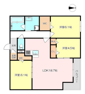 【間取り】 | エステート南塚口