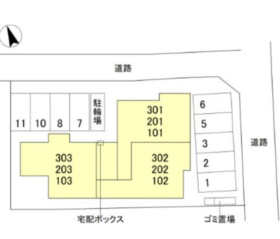 【区画図】 | パサログランデ羽衣