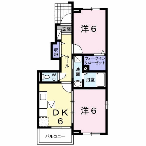 クリアネス　弐番館の間取り