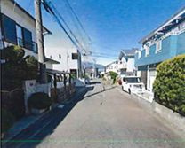 小田原市飯泉　中古一戸建ての前面道路含む現地写真|前面道路
