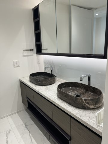 パークマンション鳥居坂の洗面所