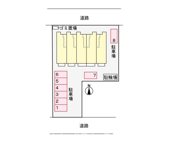 サン　ウッドの区画図