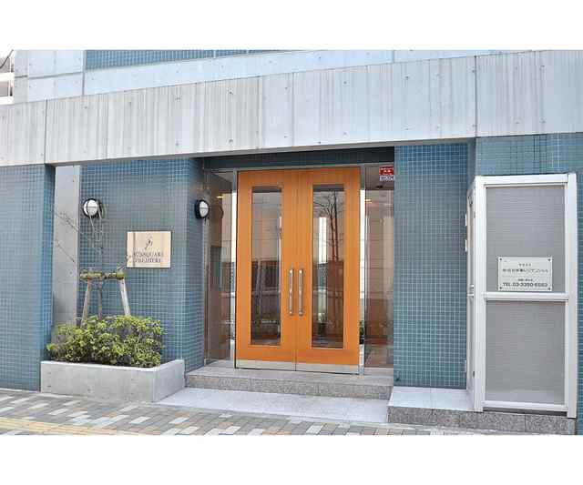 サンスクエアプレミアのエントランス|落ち着いたエントランスです