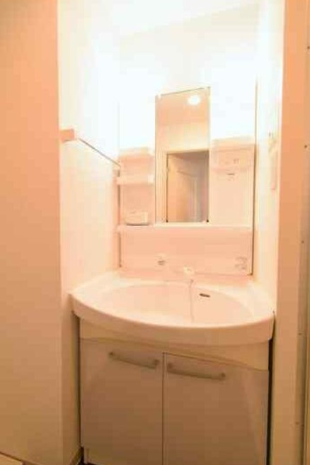 サンスクエアプレミアの洗面所|スペースが確保できる洗面所です