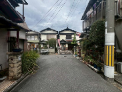 【前面道路含む現地写真】 | 深井東町　売土地