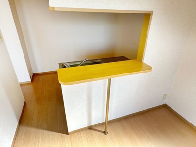 【キッチン】 | グランディパレス Ａ | キッチンカウンター
