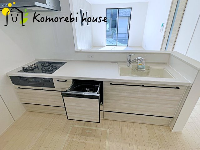 大宮指扇Norths side　新築一戸建て　グリーンガーデン　Cのキッチン|お料理しやすいキッチンです