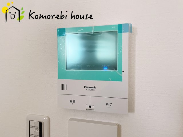大宮指扇Norths side　新築一戸建て　グリーンガーデン　Cの防犯設備|モニター付きインターフォンです