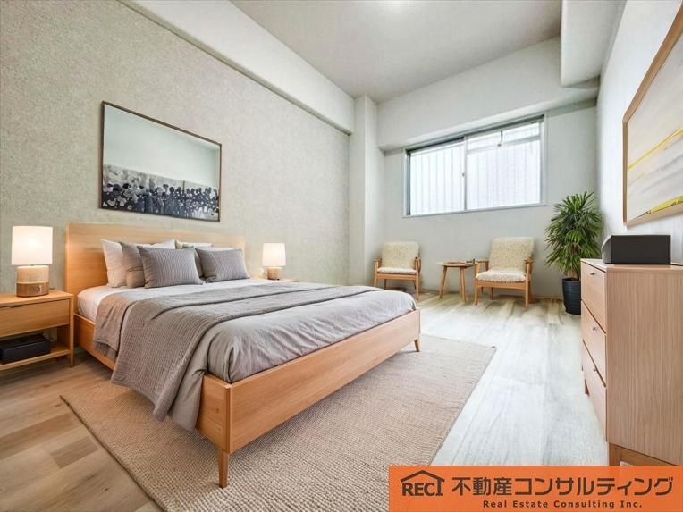 甲南グランドハイム本山の寝室