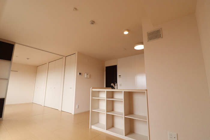 熊本市南区田井島３丁目のアパートの居間・リビング