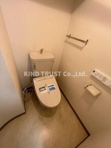 大阪市北区同心１丁目の賃貸マンションのトイレ|トイレもきれいです