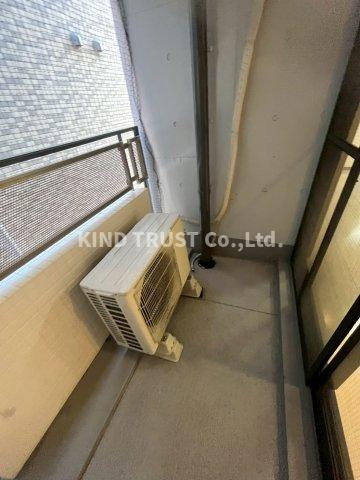 大阪市北区同心１丁目の賃貸マンションのバルコニー|暖かな日差しのふりそそぐバルコニー