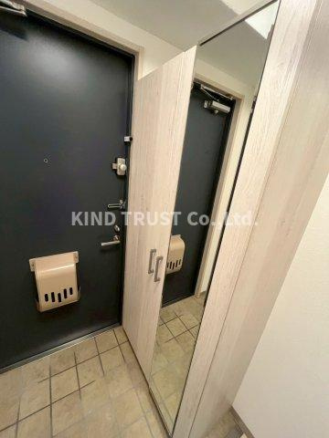 大阪市北区同心１丁目の賃貸マンションの玄関|ゆったりとした玄関です