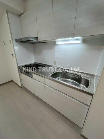 大阪市北区同心１丁目の賃貸マンションのキッチン|キッチンでお料理をお楽しみください
