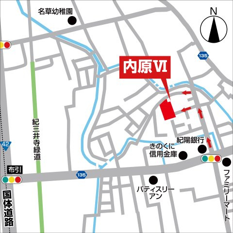 内原Ⅵ・新築戸建の地図