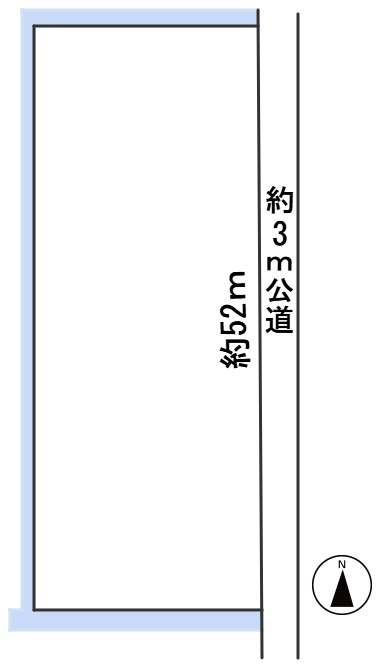 ６０１３９　岐阜市柳津町上佐波西土地の区画図