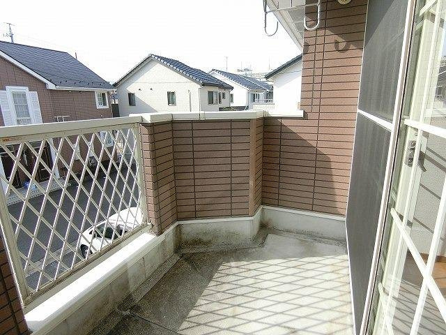 本今ガーデンスクエアＢのバルコニー