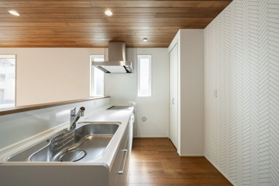 【キッチン】 | 本庄市日の出2丁目フルクラシルＤ棟 | IHクッキングヒーター・キッチンコンセント付キッチン