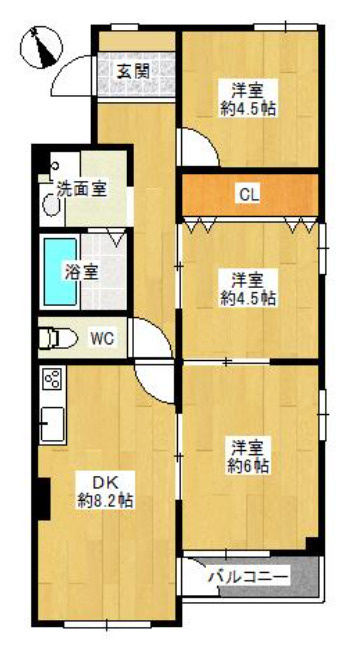 【間取り】の画像