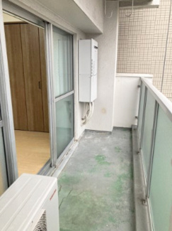 【バルコニー】 | 鶯谷永谷マンション | 南向きの明るいバルコニー！