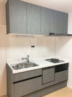 【キッチン】 | 鶯谷永谷マンション | 未使用のシステムキッチンには食洗機が付いています！