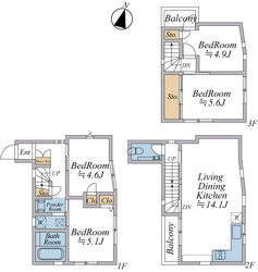 【間取り】 | ご自宅から現地まで、当社スタッフがお車にて、「お迎え・お送り」をしております。ぜひお気軽にお問い合わせくださいませ♪
