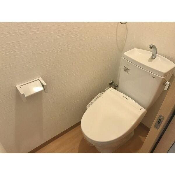 A･City港陽のトイレ|落ち着いたトイレです