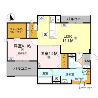 【間取り】 | パサログランデ羽衣