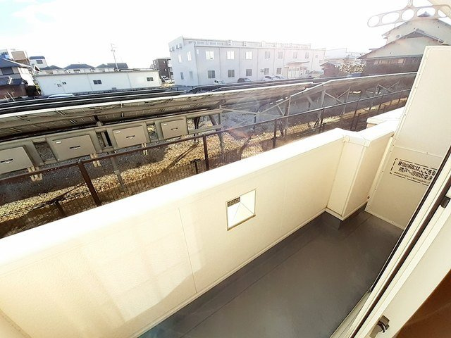 サンリット青柳Ｃのバルコニー