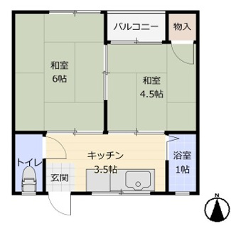 【間取り】 | 木ノ本ハイツ