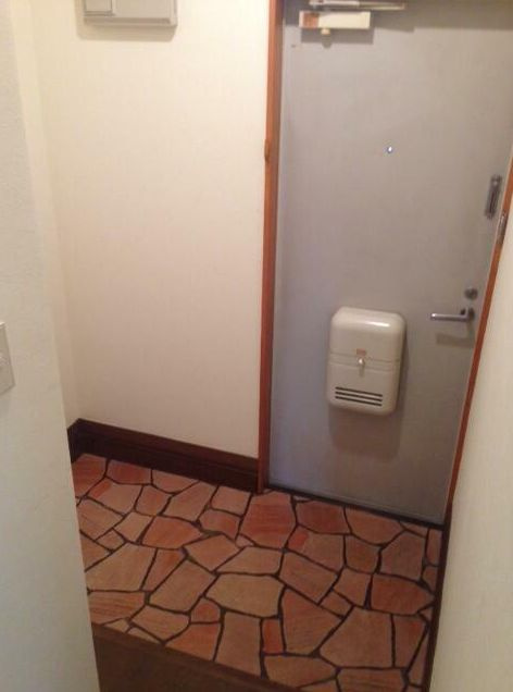 グリーンウッドAの玄関|別号室参考写真です。