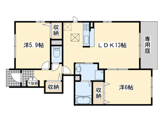【間取り】 | メゾン　ド　プラリネ