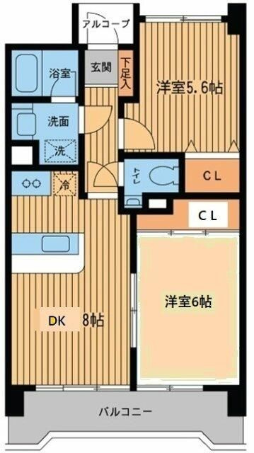 プライムアーバン武蔵野ヒルズＡ棟の間取り