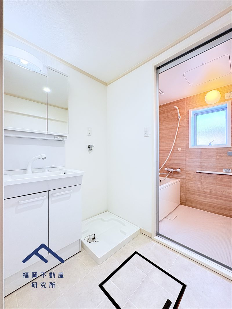 奈多団地24号棟の独立洗面台