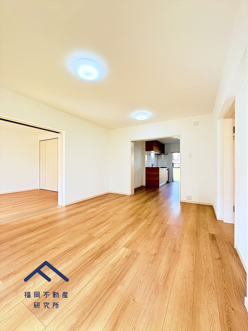 奈多団地24号棟の居間・リビング