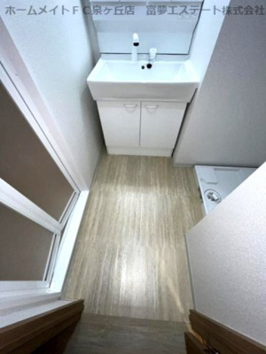 【洗面所】 | マンションはりげん鳳 | ※イメージ　同物件別号室の写真