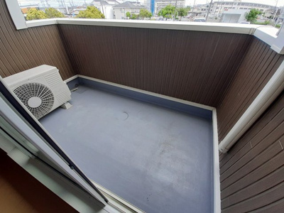 【バルコニー】 | ハピネスⅡ | 落ち着いた時間を過ごせるバルコニーです