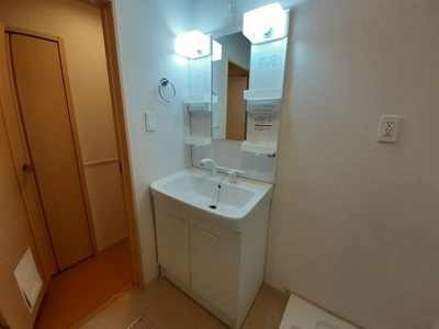 【洗面所】 | ハピネスⅡ | 洗面所です