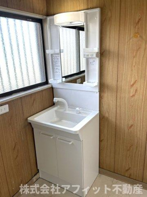 【洗面所】 | 春と青空のterrace | 洗髪洗面化粧台