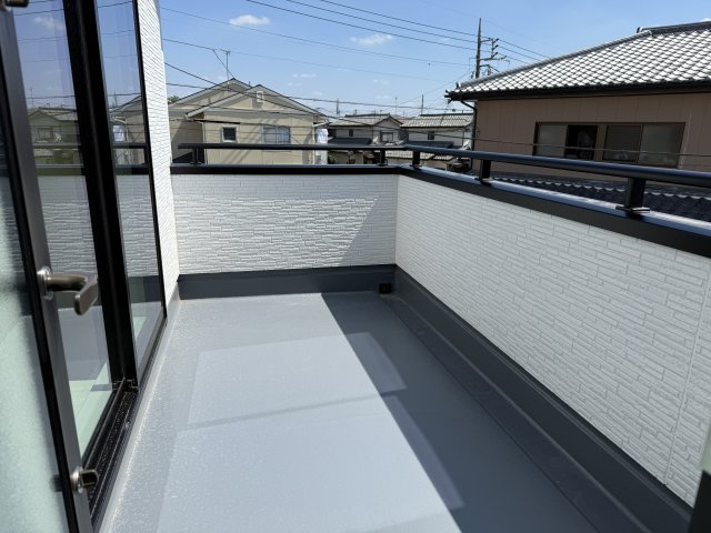 リーブルガーデンＳ第３前橋幸塚　１号棟のバルコニー|バルコニーは2か所つきです！セパレートタイプなのでプライバシーも確保できます。