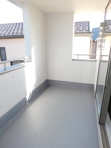 名古屋市港区福前２丁目の新築一戸建のバルコニー|◇バルコニー◇　　急な天候の変化でも安心なインナーバルコニー♪