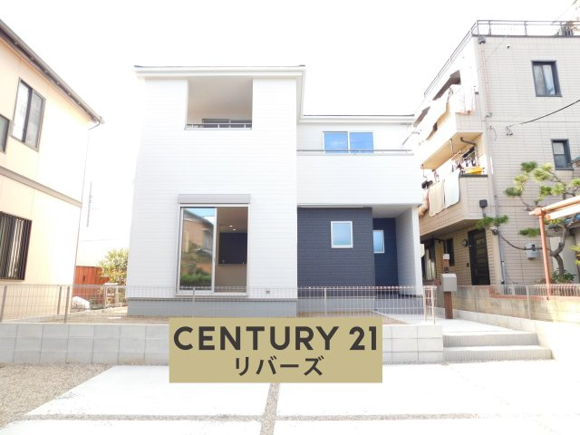 名古屋市港区福前２丁目の新築一戸建の外観|◇限定１棟◇　　いつでもご案内出来ます♪（お問合せ当日、平日、水曜、夜間でもＯＫ）　敷地５１．１６坪！　駐車並列３台ＯＫ！　希少な５ＬＤＫ♪　ＷＩＣ３ヶ所完備！　庭付き♪