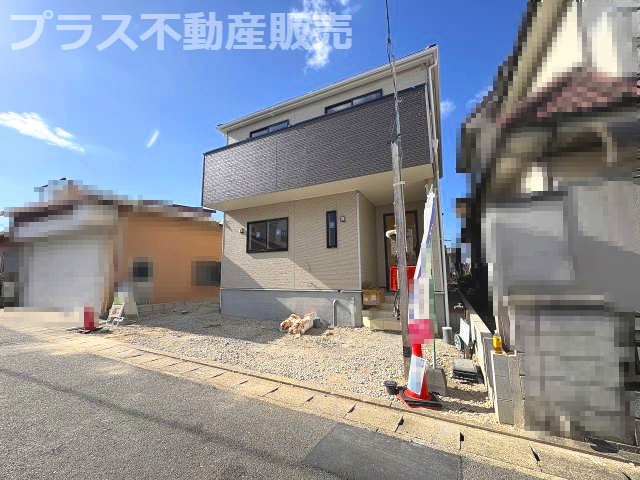 【外観】 | 福岡市博多区金の隈3丁目第4　1号棟（全1棟）【仲介手数料無料・0円】 | 現地写真。プラス不動産販売なら、現場の全ての棟をまとめてご見学頂けます。