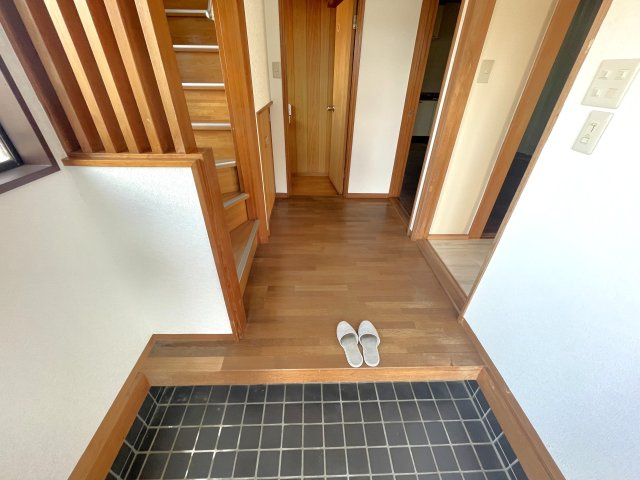 藤下住宅の玄関